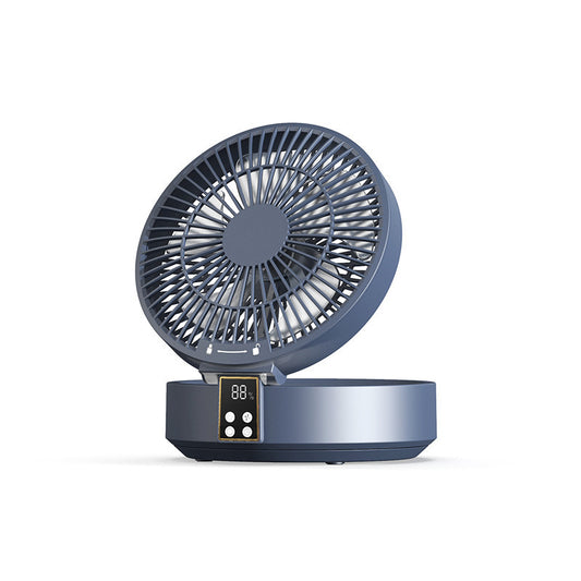 2023 Portable Electric Fan: Rechargeable, Remote Control, Foldable Design - Night Light, Air Cooler - Summer Must-Have