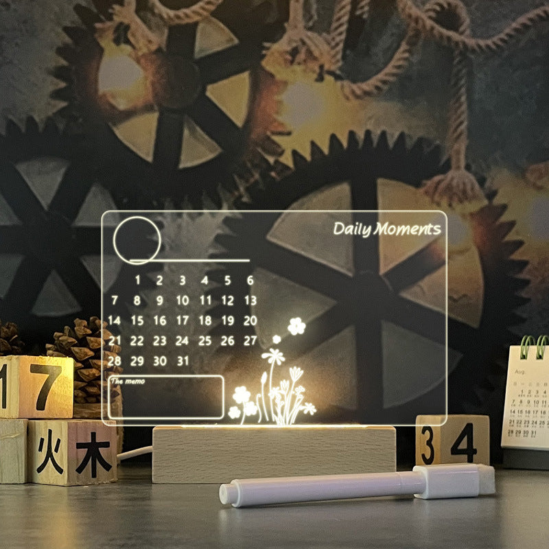Creative LED Note Board Night Light: USB-Powered, Message Board, Perfect Gift